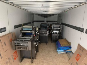 Commercial Move Specialty Move Printing Press Move