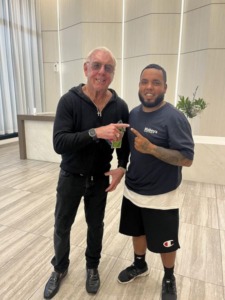 Meeting Ric Flair in Tampa, FL for an apartment move