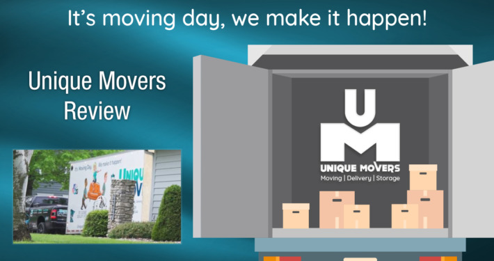 Unique Movers customer testimonial video thumbnail
