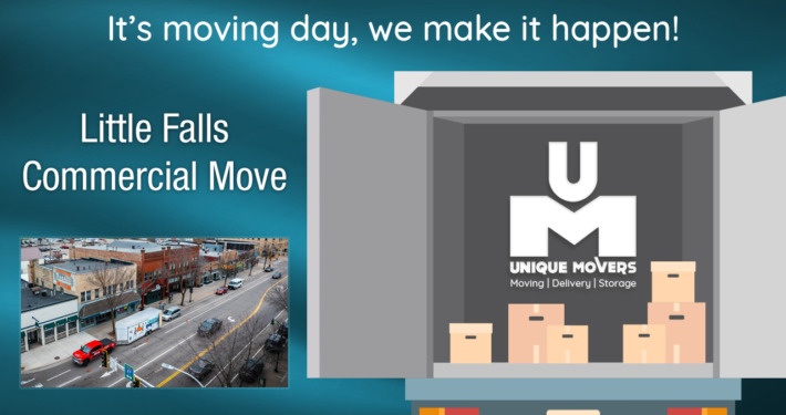 Little Falls Commercial Move with the Unique Movers team